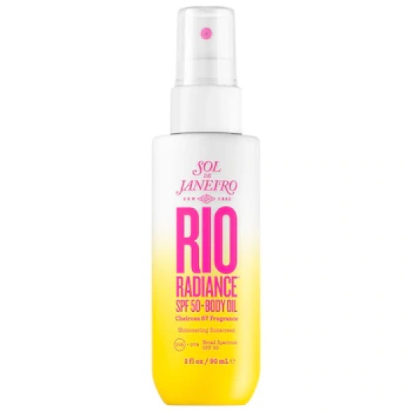 ๐ Sol de Janeiro Rio Radiance Shimmering Body Oil SPF 50 ๐ FULL SZ - Picture 2 of 4